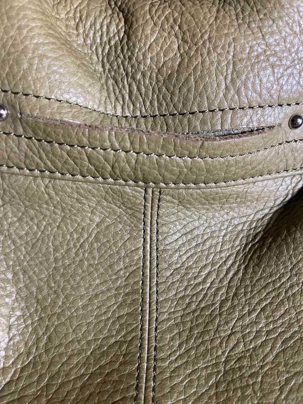 b. makowsky Olive Green Braided-Handle Shoulder Bag - Picture 11 of 16